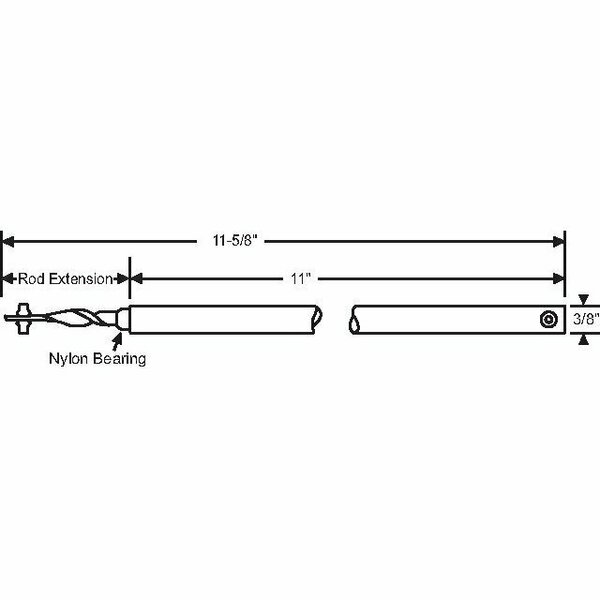 Strybuc 11in White Spiral Balance 76-SMS11